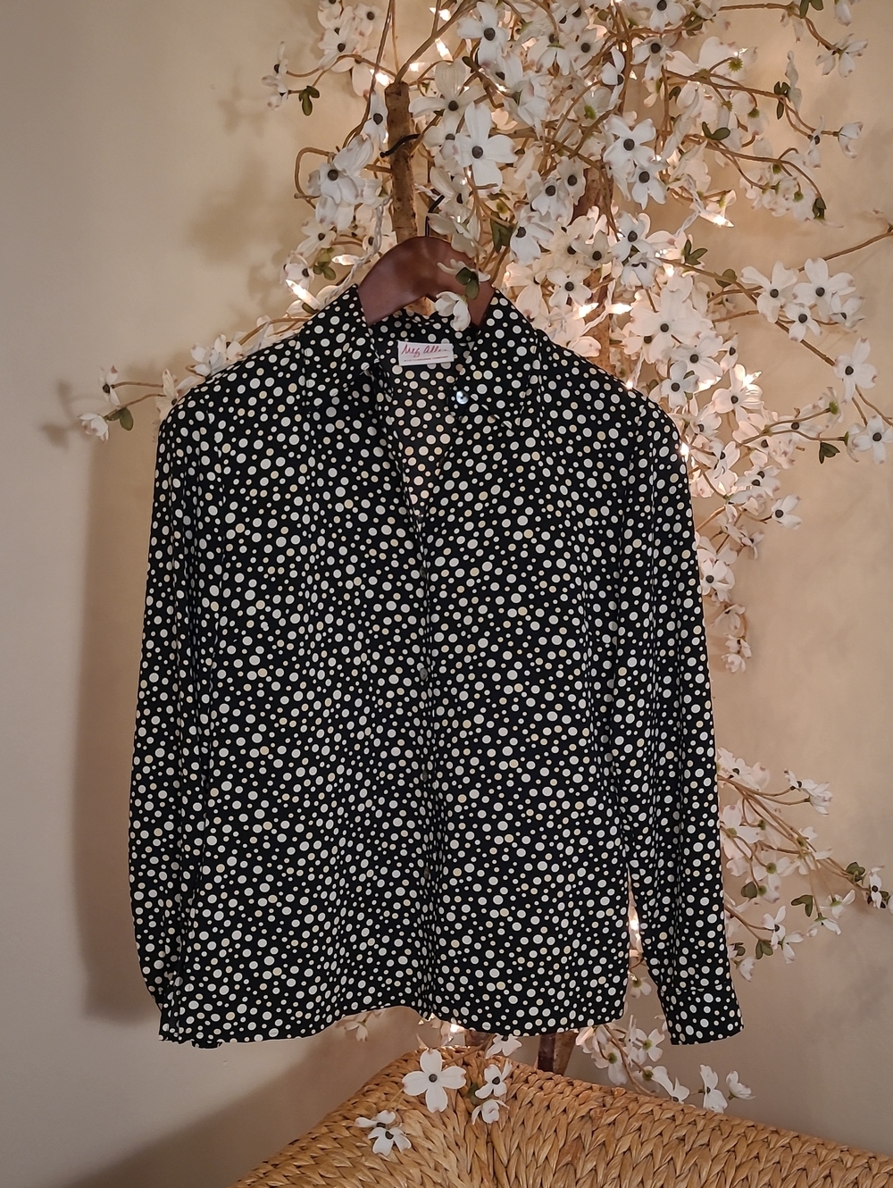 Polka Dot Dress Blouse